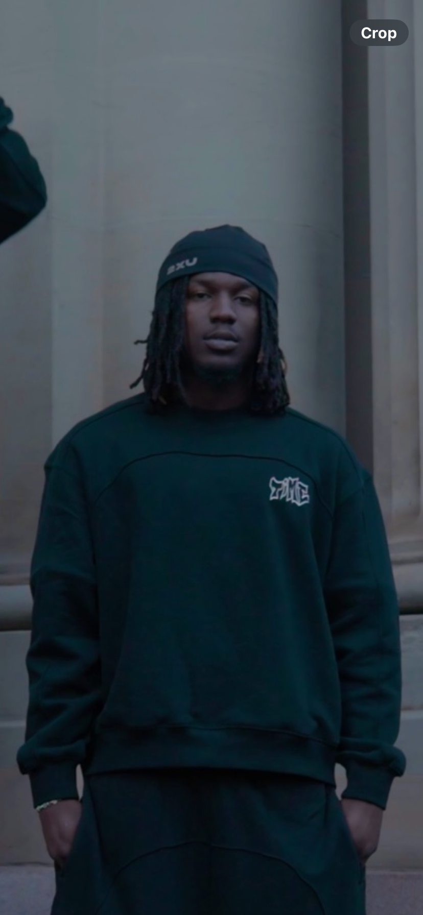 PANELLED CREWNECK JUMPER