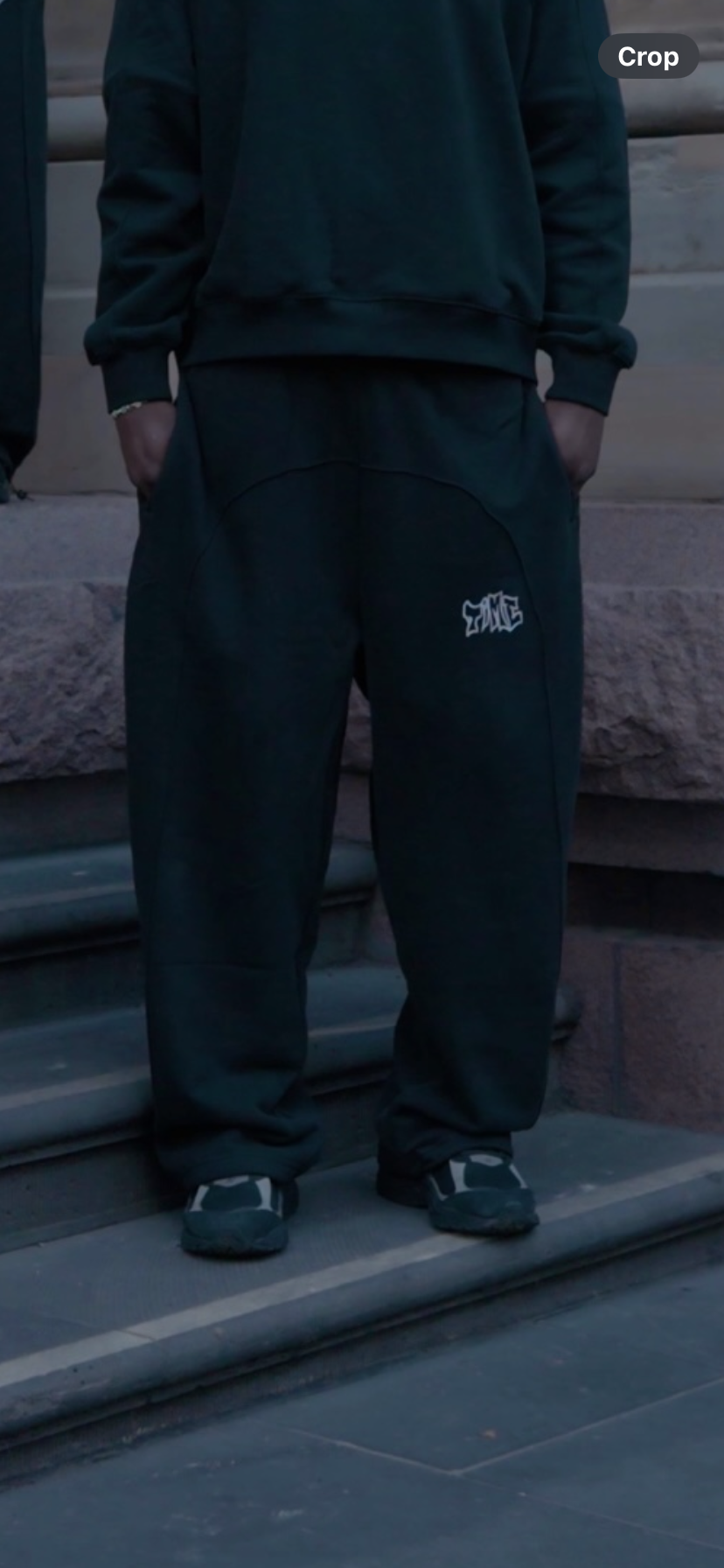 PANELLED BAGGY JOGGERS