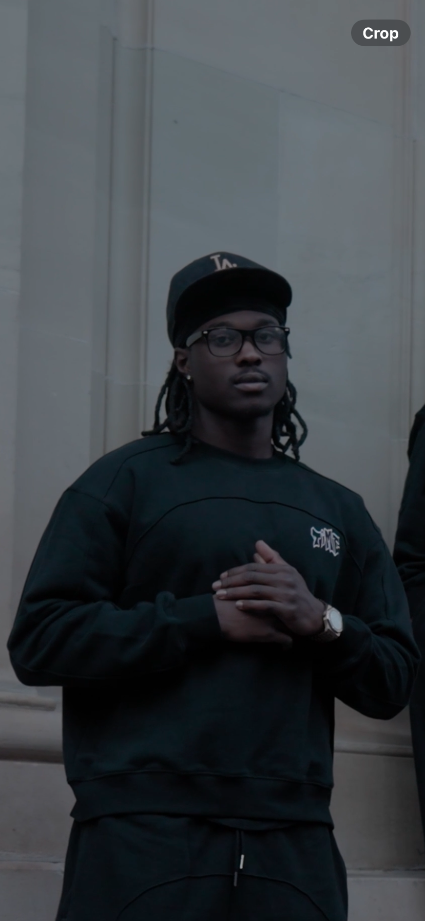 PANELLED CREWNECK JUMPER